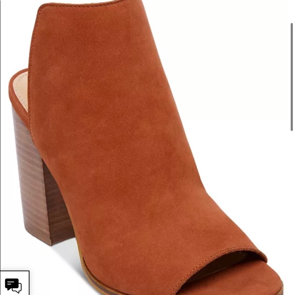 Steve Madden peep toe mules